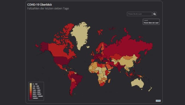Ein Frontend Entwickler Portfolio Projekt für interaktive Leaflet-Karte